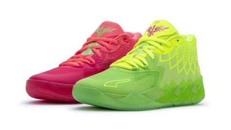 fake lamelo ball rick and morty shoes